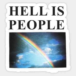 Hell is People Sticker